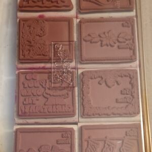 Stampin' Up! Floral and Decorative Rubber Stamps in Brown